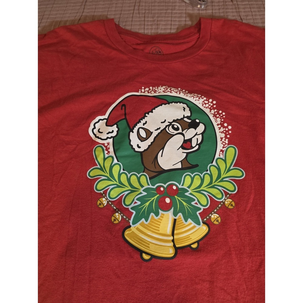 Buc-ee's 2025 Christmas Red T- Shirt "Jingle" XL Bucees - Picture 6 of 7
